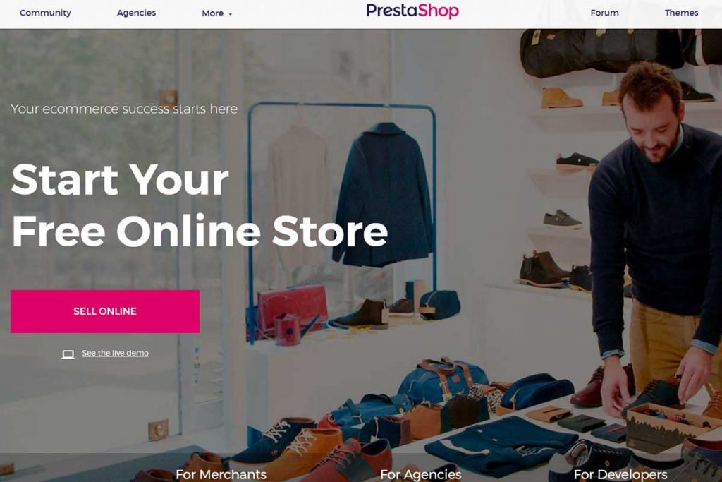 Best eCommerce CMS Platform to develop online store - PrestaShop