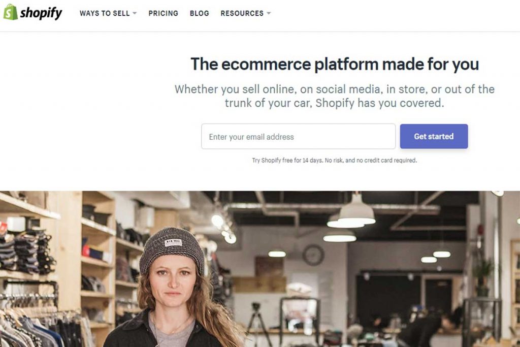 eCommerce CMS Platform to build online stores - Shopify