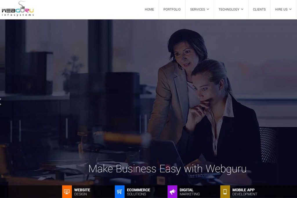 WebGuru - Leading web Design Company in India