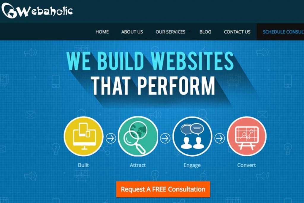 Webaholic - Best web design company in Kolkata