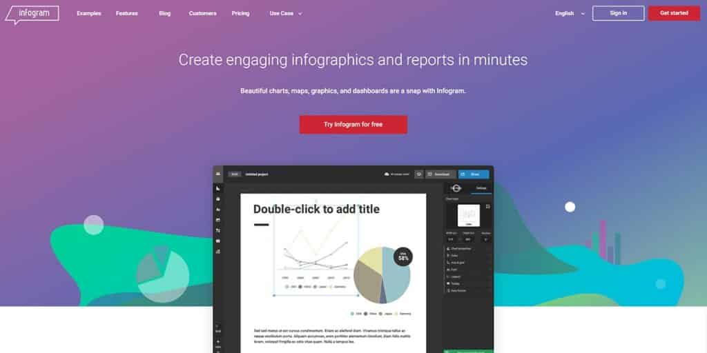 Infogram - Free Online Graphic Design Tool for Interaction Design