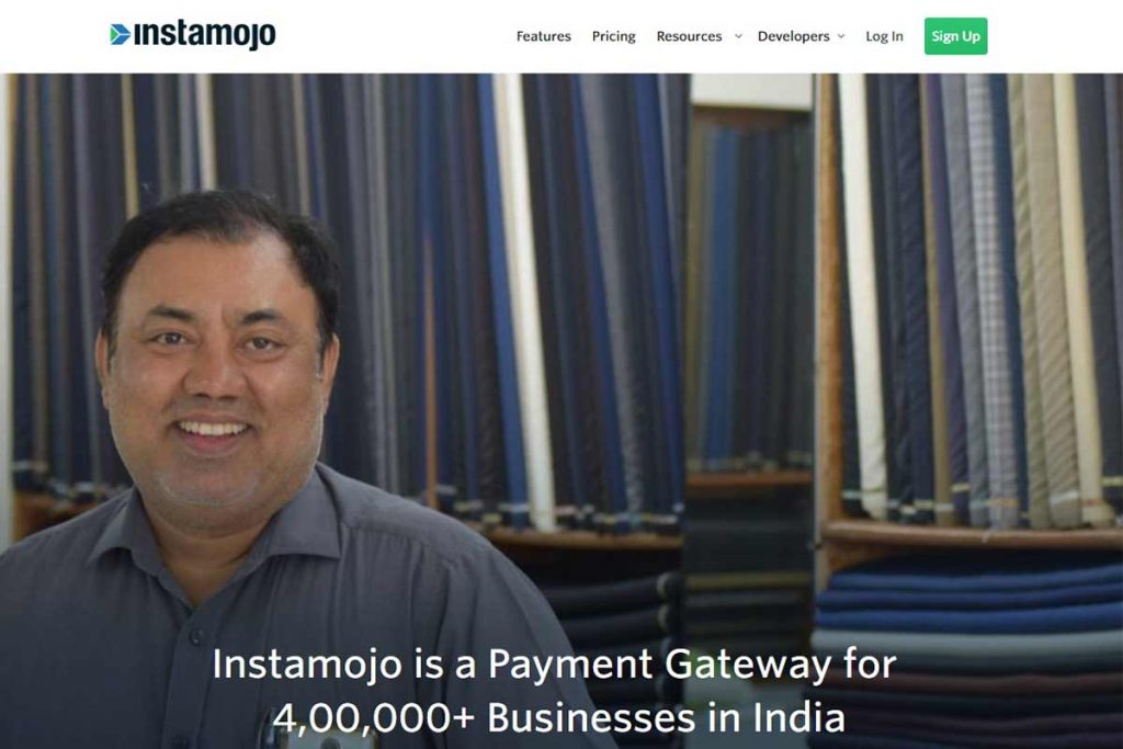Instamojo - Top Indian Payment Gateways