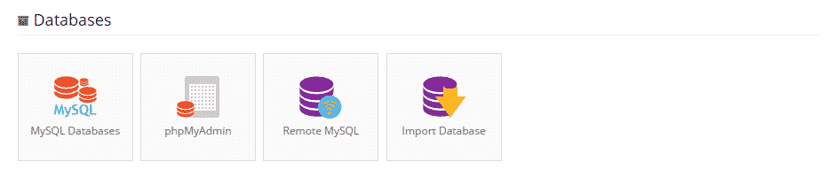 locate MySQL databases