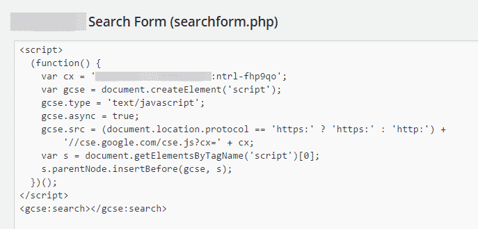 editor search form