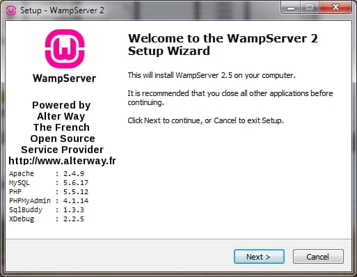 install wamp