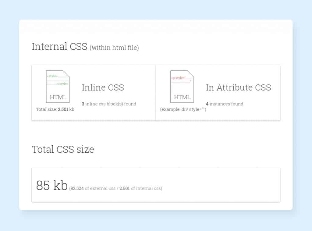 CSS Delivery Tool Report to Speed up Website Loading Time