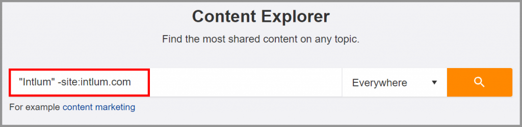 Discover Unlinked Mentions with Ahrefs Content Explorer