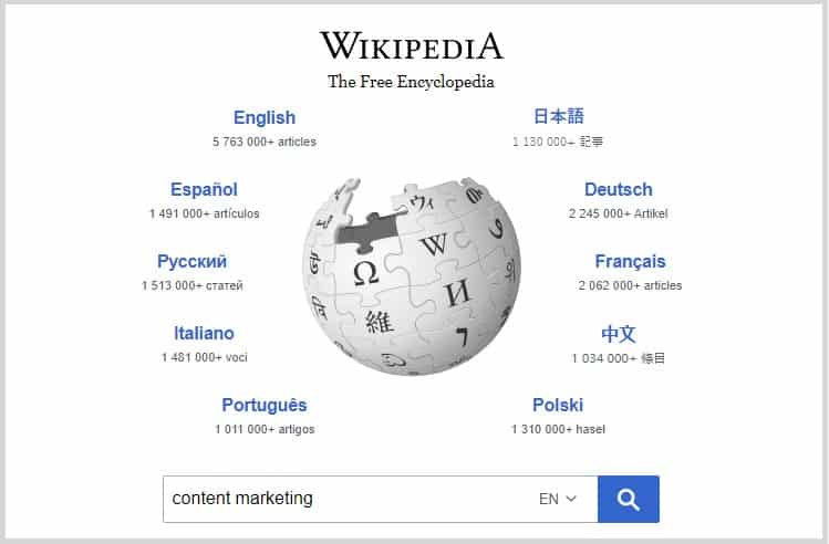 Wikipedia Niche Market Research