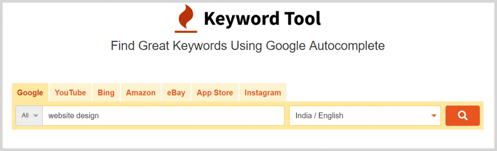 KeywordTool IO - Seed Keyword