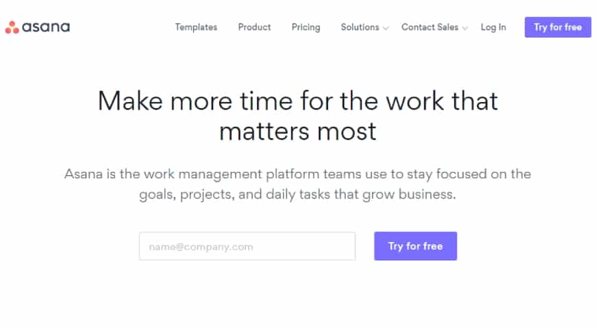 Asana - project management software