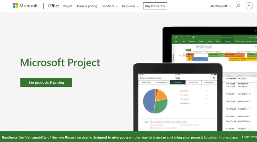 Microsoft Project - Project Management tool of Microsoft