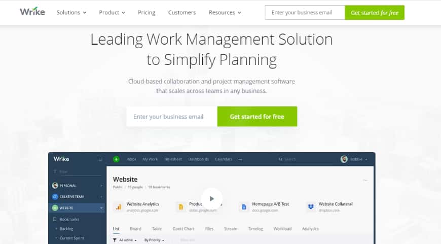 Wrike - Project management app