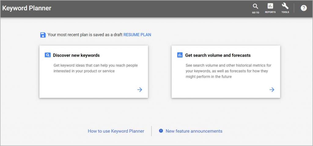 Google Keyword Planner - Best Free SEO tool for Keyword Research